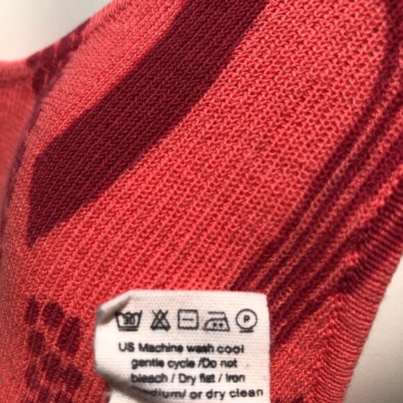 Gudrun Sjoden Sleeveless Ribbed Tank Top Blouse Tunic Medium Slice Rainbow Scoop - Picture 7 of 8